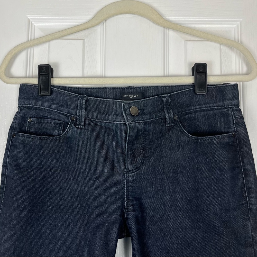 Ann Taylor Modern Bootcut Jeans Sz 0 Stretch Denim - Picture 2 of 7